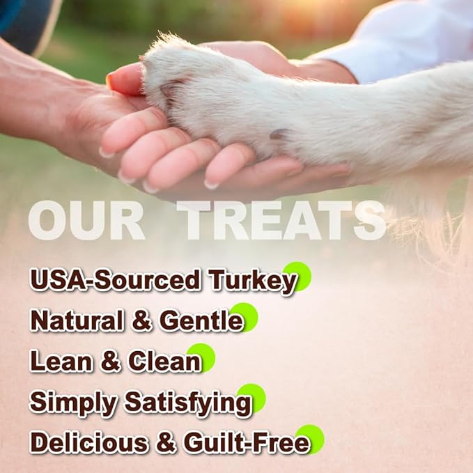 AFreschi Turkey Tendons for Dogs, USA-Sourced, Healthy Dog Treats, Rawhide-Free Puppy Chews, All Natural, Hypoallergenic Dog Treats, Classic Series, Turkey Tendon Wrapped Brown Rice Stick, 3.5 oz Pack