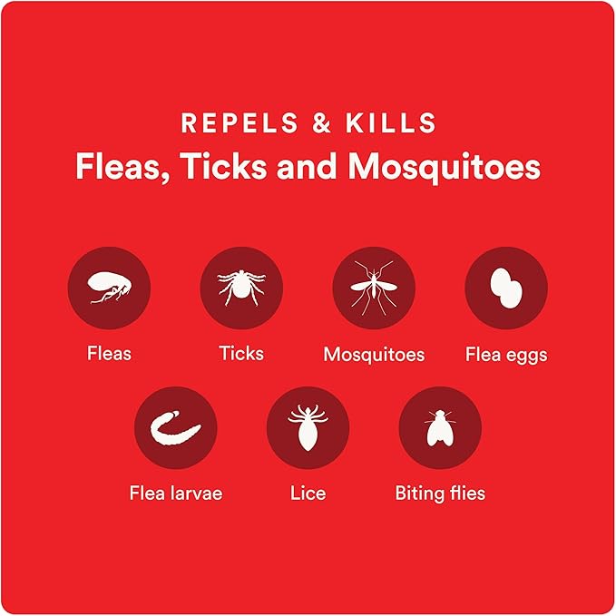 Advecta Ultra Flea and Tick Prevention for Dogs - Small Dog Flea and Tick Treatment & Control - Mosquito Repellent - Fast Acting Waterproof Topical Drops, 2 Month Supply