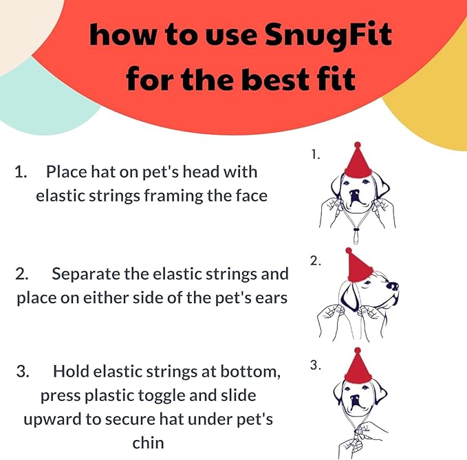 Huxley & Kent Pet Hat | Santa (Extra-Large) | Fun Christmas Holiday Hat for Dogs/Cats | Cute, Comfortable and Fun | SnugFit Strings for Best Fit