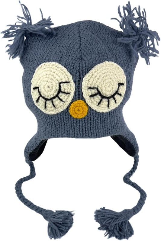 Humble Hilo Hand-Knitted Wool Animal Beanie - Easy Halloween Costume Hat for Anyone, Cute Winter Beanie Hats