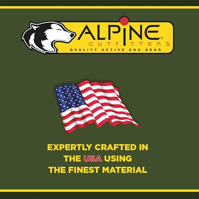 Chew Proof Dog Leash, 5' Heavy Duty with Padded Handle and Reflective Black/Silver Weave Poly Sheath - Alpine Outfitters Hand-Made in The USA!