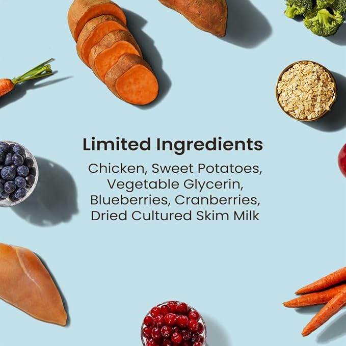 The Pets Table Chicken Grain-Free Air-Dried Dog Treats, 5-oz Bag (Pack of 2)