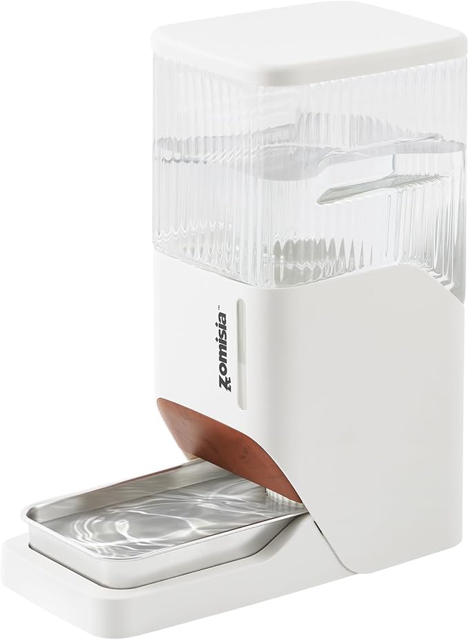 Automatic Dog Water Dispenser 11L with Stainless Steel Bowl, Gravity Extra Large Capacity Water Bowl for Large-Sized Dogs, 3 Gallon Pet Waterer 100% BPA Free, White