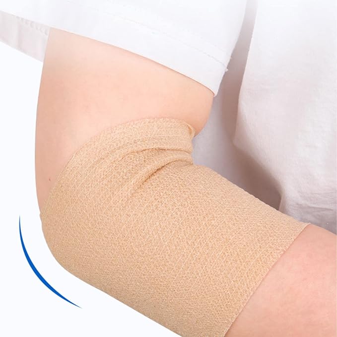 24 Pack Self Adhesive Bandage Wrap 2 Inch, Athletic Elastic Non Woven Cohesive Bandage for Sports, First Aid Medical, Wrist, Ankle Sprains, Swelling and Vet Wrap (Rainbow)