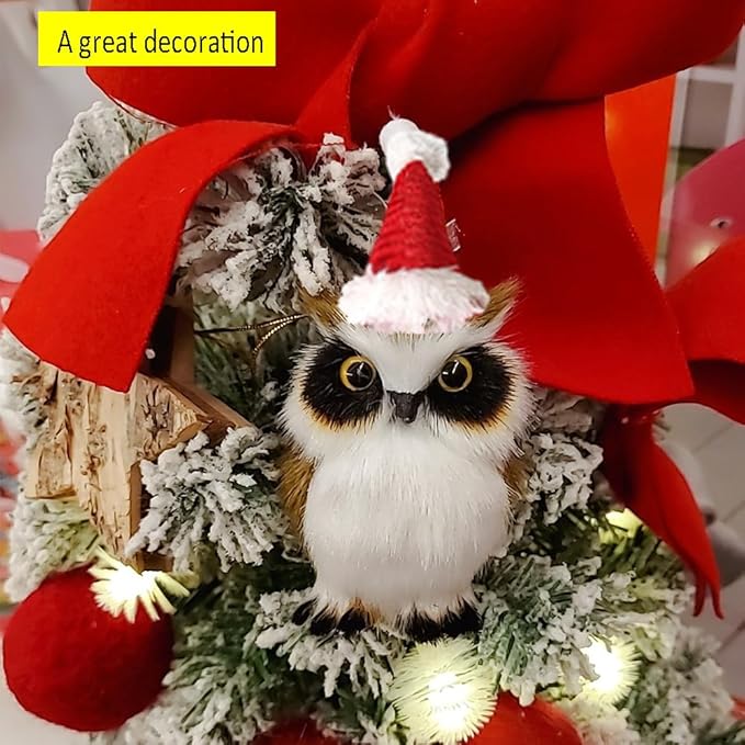 ANIAC Christmas Hamster Hats Guinea Pig Costume Mini Santa Hat for Kitten Chinchilla Rabbit Bunny Hedgehog Ferret Squirrel Rats Duck Newborn Puppy…