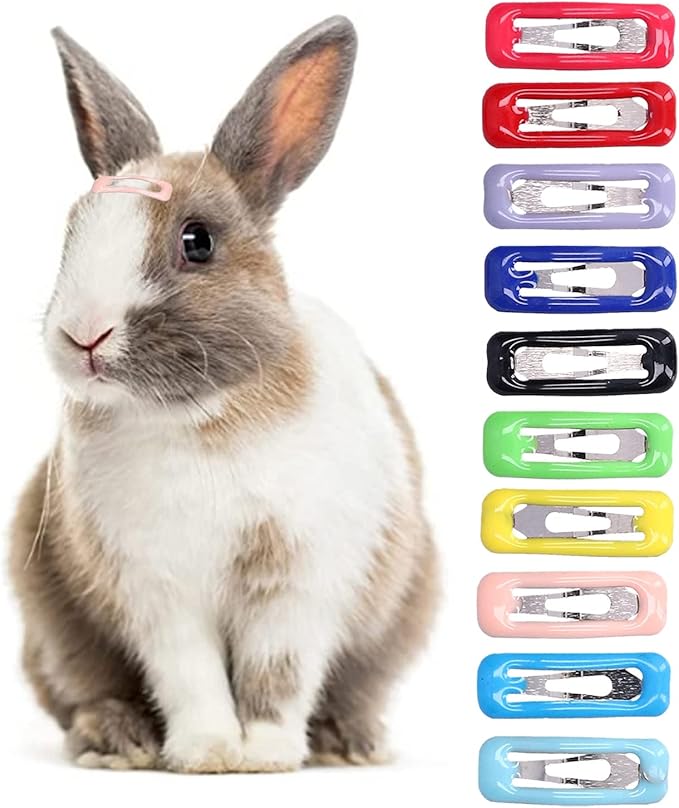 50 PCS Dog Hair Clips, Multicolor Dog Barrettes for Small Dogs Hair, Pet Hair Barrettes Grooming Hairpin Accessories for Dogs Cats Puppy Bunny Chinchilla Guinea Pig