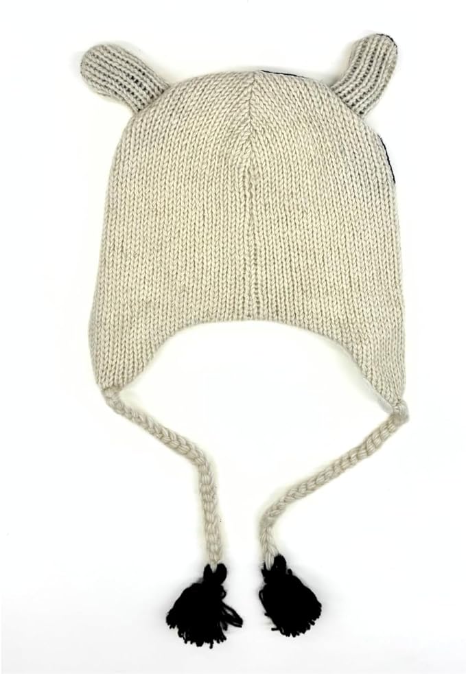 Humble Hilo Hand-Knitted Wool Animal Beanie - Easy Halloween Costume Hat for Anyone, Cute Winter Beanie Hats