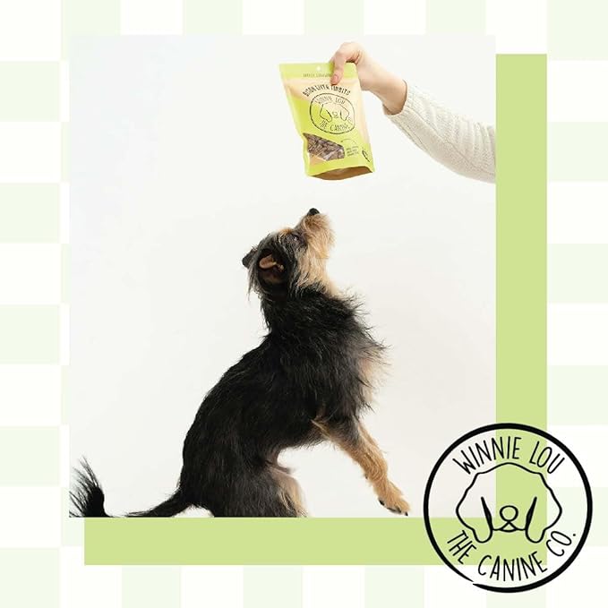 Winnie Lou The Canine Co. Freeze Dried Bison Liver Tidbits - Single Ingredient, Human-Grade, No Artificial Flavors or Fillers, Perfect for Training (Pack of 2)