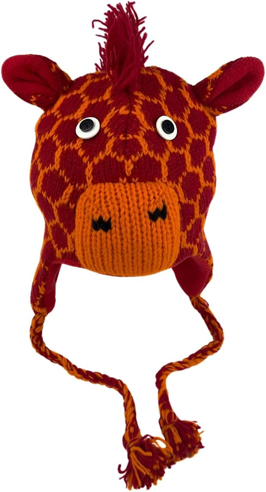 Humble Hilo Hand-Knitted Wool Animal Beanie - Easy Halloween Costume Hat for Anyone, Cute Winter Beanie Hats