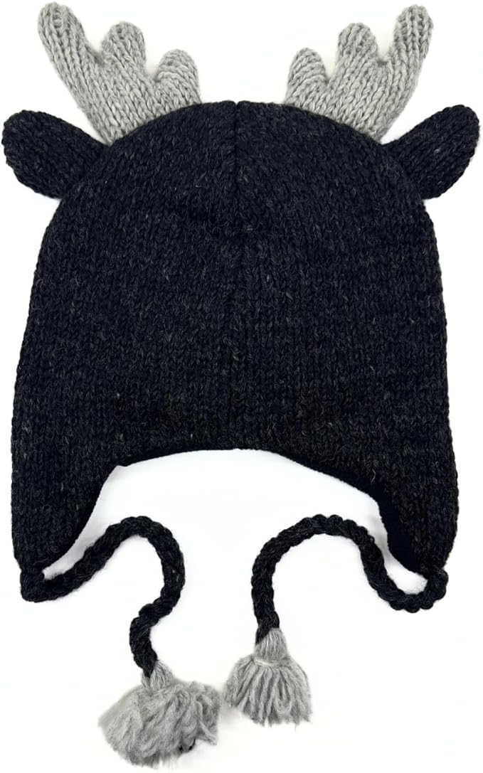 Humble Hilo Hand-Knitted Wool Animal Beanie - Easy Halloween Costume Hat for Anyone, Cute Winter Beanie Hats