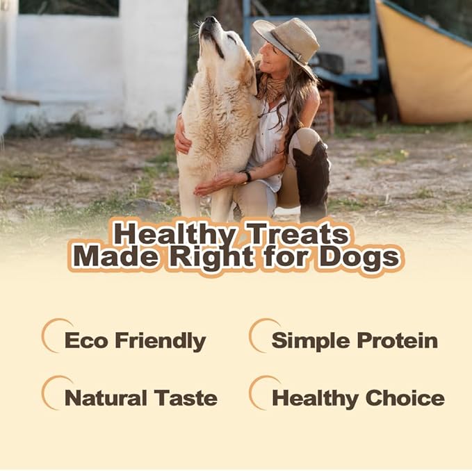 Buffalo Dog Treats Stick (S) 8oz, Natural Low-Fat Chews for Training & Rewards, Limited Ingredient, Perfect for Small Dogs & Puppies