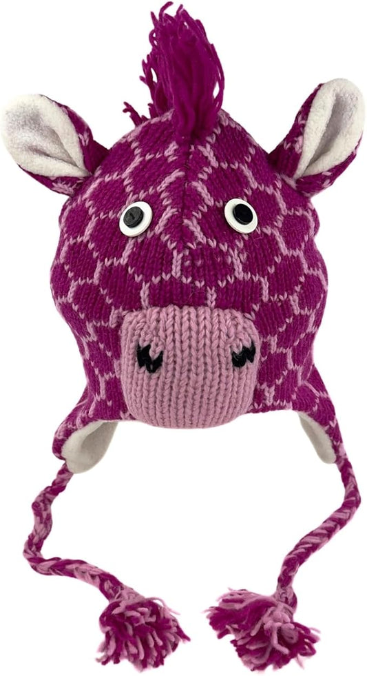 Humble Hilo Hand-Knitted Wool Animal Beanie - Easy Halloween Costume Hat for Anyone, Cute Winter Beanie Hats