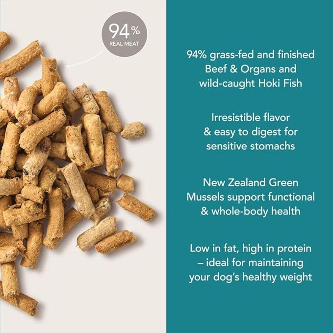 K9 Natural - Grain Free Freeze Dried Dog Food - Hoki & Beef, 17.6oz