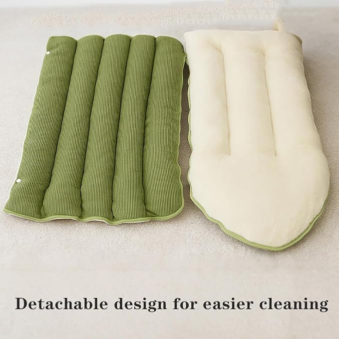 Cozy Monster Cat Bed,Soft and Warm Cats House Tent Beds,Non-Slip Removable Washable for Cats and Small Dogs (Warm Apricot,Medium)