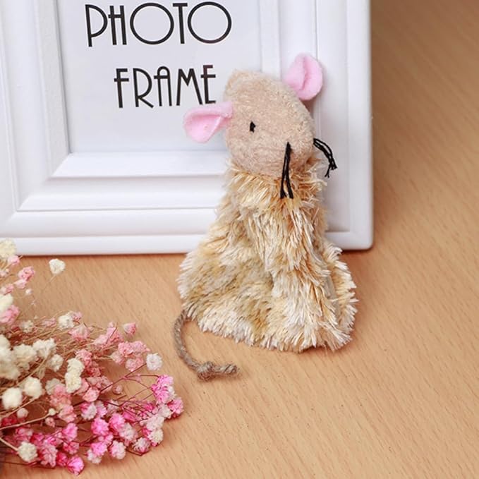 9sets Cat Teaser Biting Toys Interactive Plush Cat Toy Set Pet Playthings Fun 3pcs*3 Random