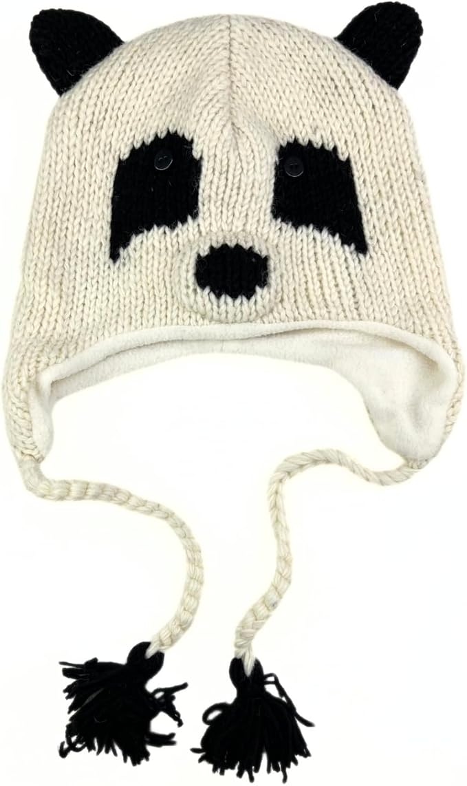 Humble Hilo Hand-Knitted Wool Animal Beanie - Easy Halloween Costume Hat for Anyone, Cute Winter Beanie Hats