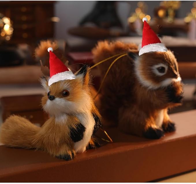 ANIAC Christmas Hamster Hats Guinea Pig Costume Mini Santa Hat for Kitten Chinchilla Rabbit Bunny Hedgehog Ferret Squirrel Rats Duck Newborn Puppy…