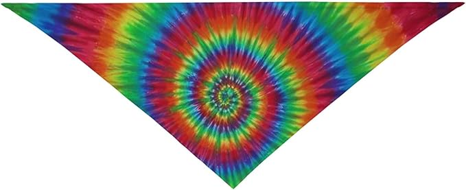 Green Rainbow Yellow Blue Rose Red Tie Dye Dog Bandana Scarf Triangle Bibs Pet Accessories Cat Kerchief