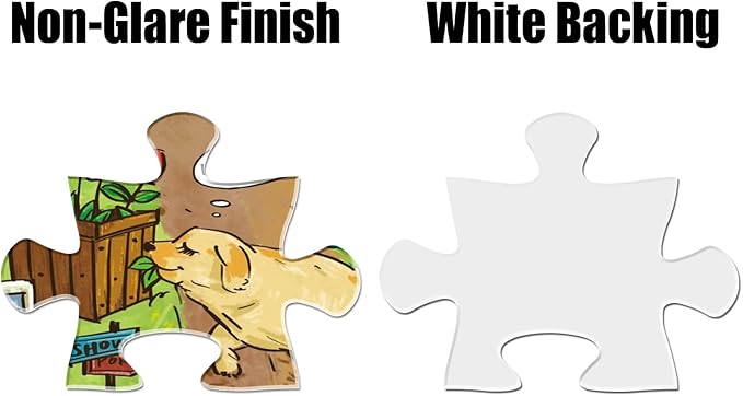 Antelope - 500 Piece Large Format Jigsaw Puzzle for Adults, Dog Park Jigsaw Puzzles 500 Pieces, Large Pieces, No Dust Puzzles for Senior Citizen, 500 PC, Non-Glare Finish, Interlock Smoothly