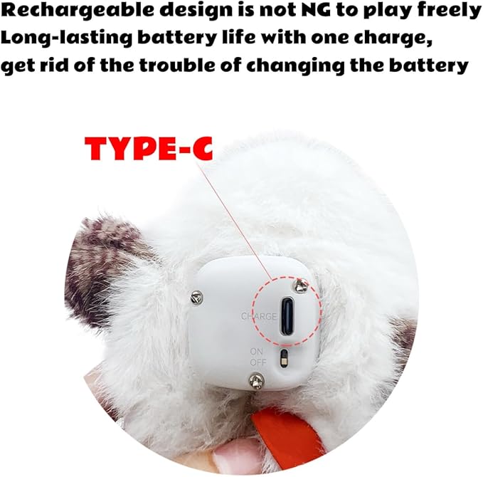 Flapping Bird Cat Toy with Catnip - Interactive Touch Activated Kicking Toy, Lifelike Chirping Sound & Flapping Wings for Indoor Cats, Rechargeable Kitten Toy (Cuckoo)