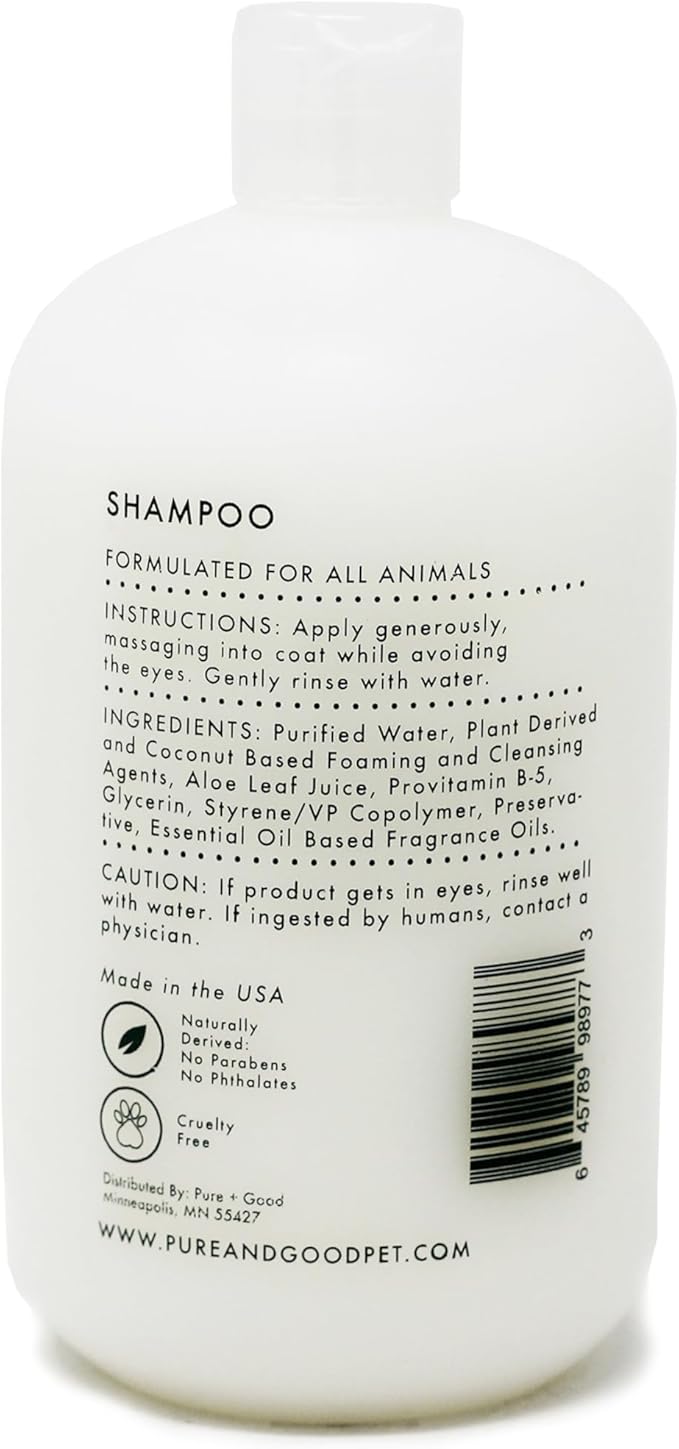 Cedarwood + Sage Shampoo and Conditioner Set, warm & herbal sage fuse with hints of camphor & eucalyptus in cedarwood, Formulated for All Pets, Gentle and Cleansing, Made in USA 16 fl oz