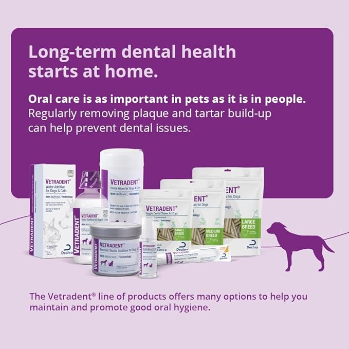 Vetradent® Veggie Dental Chews for Large Dogs