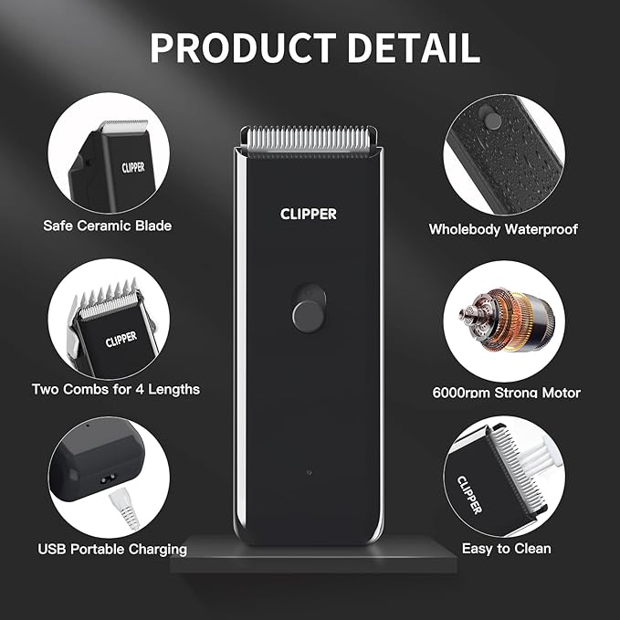 Home Professional Dog Grooming Kit Clipper Low Noise USB Rechargeable for Dog Cat