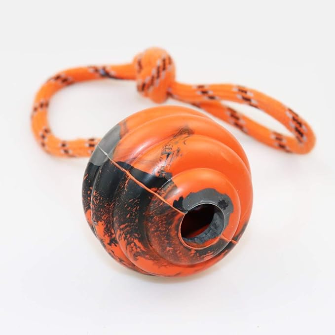 Dog Training Ball on Rope - Exercise & Reward Toy for Dogs - Chew, Pull, Throw & Fetch - Belgian Malinois Gifts