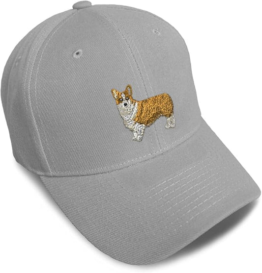 Baseball Caps for Men & Women Embroidered Pembroke Welsh Corgi Dog B Embroidery Ladies & Men Baseball Hats