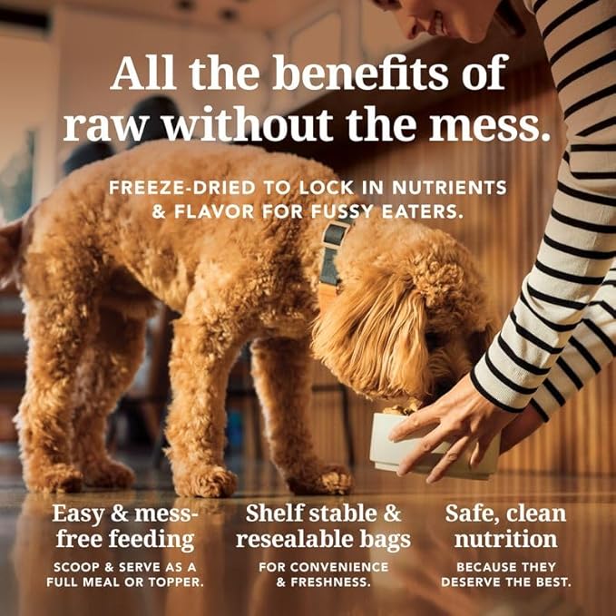 K9 Natural - Grain Free Freeze Dried Dog Food Topper - Hoki & Beef, 3.5oz