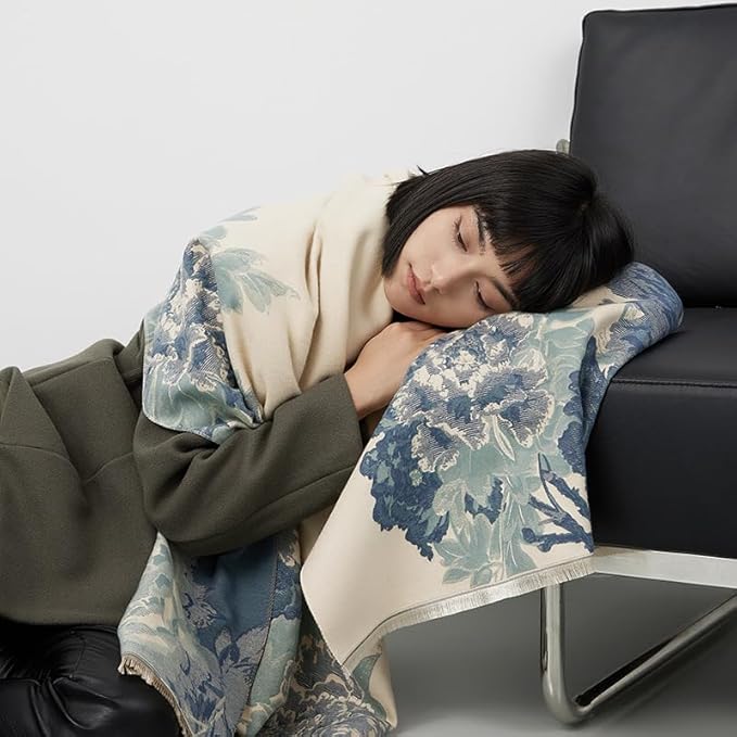 Jeelow Womens Pashmina Shawl Wrap Scarf - Elegant Dressy Evening Poncho Cape for Formal and Wedding Outfits