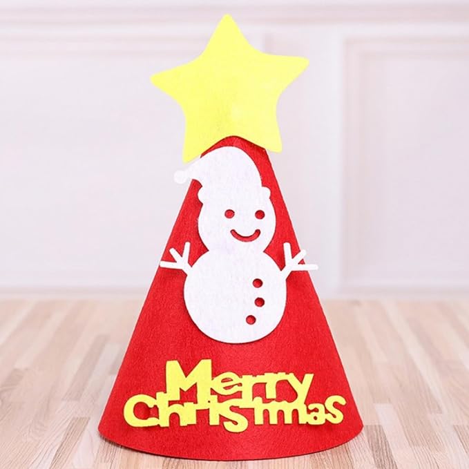 5 Pcs Christmas Dogs Hats Cute Cats Party Pet Set Dogs Santa Costumes Puppies Kittens Grooming Accessories. (Small Christmas B)