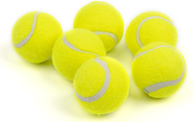 PetPrime 6PCS 2" Tennis Balls, Suitable for Mini Dog Automatic Ball Launcher Interactive Dog Fetch Toy Pet Ball Thrower Throwing Game Launcher