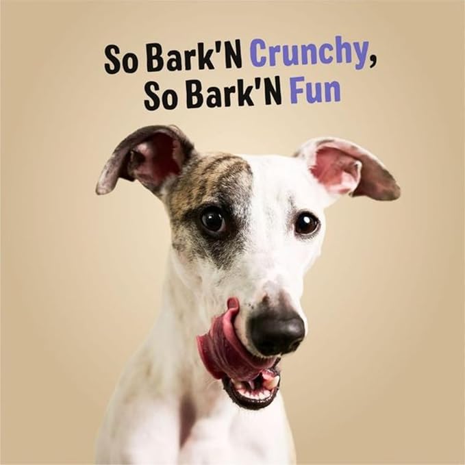 Three Dog Bakery Bark’N Crunch! Chicken Chips, Crunchy Treats for Dogs, Single Ingredient, High Protein Snacks, No Artificial Flavors or Colors, Made in The USA, 8 oz.