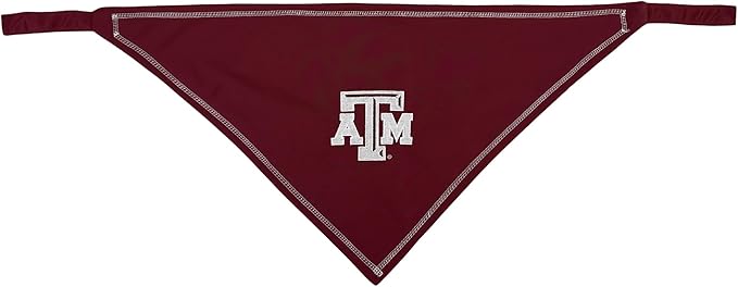Pets First NCAA Texas A&M Aggies TIE Bandana, Size Small/Medium. Dog Bandana Scarf Bib for Pet Cat Dog. The Ultimate Game-Day, Party Bandana