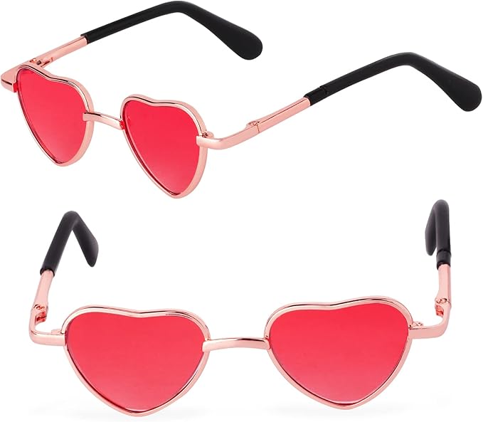 Yewong Pet Pink Cowboy Hat Costume Accessory Set Dog Cat Size Pink Cowgirl Princess Hat with Crown Tiara Bandana/Scarf Sunglasses for Cat Puppy Western Costume Daily Wearing Photo Props