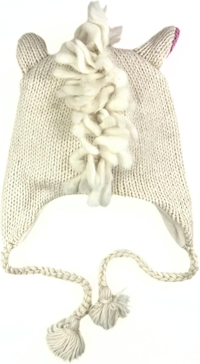 Humble Hilo Hand-Knitted Wool Animal Beanie - Easy Halloween Costume Hat for Anyone, Cute Winter Beanie Hats