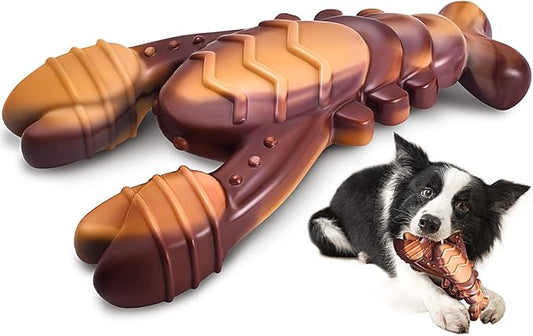 PETSTA Indestructible Dog Toys for Aggressive Chewers, Extreme Tough Dog Toys for Large Dogs, Real Beef Flavored, Dog Bone for Medium/Large Dogs Breed