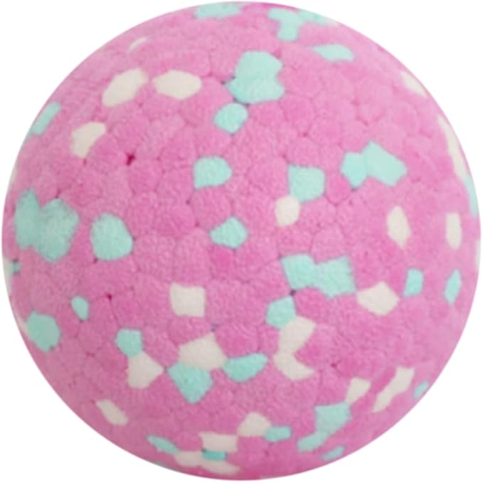 Dog Balls, E-TPU Tennis Ball Toys Dog Toys for Aggressive Chewers, Water Toy Fetch Ball for Large Medium Small Dogs and Puppies (Pink)