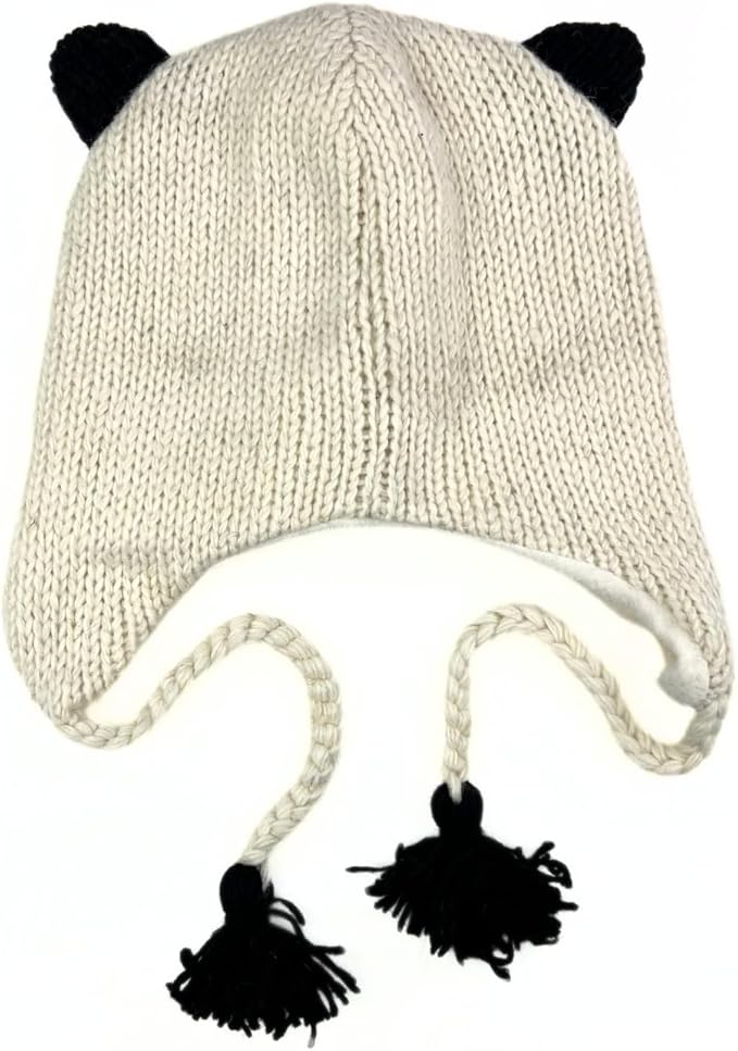 Humble Hilo Hand-Knitted Wool Animal Beanie - Easy Halloween Costume Hat for Anyone, Cute Winter Beanie Hats