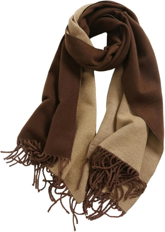 Jeelow Womens Pashmina Shawl Wrap Scarf - Elegant Dressy Evening Poncho Cape for Formal and Wedding Outfits