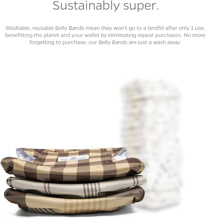 Pet Parents® Washable Belly Bands for Male Dogs (3pack) + Extendrs® of Durable Dog Diapers Male, Premium Male Dog Diapers & Dog Wraps (X-Small, Oxford)