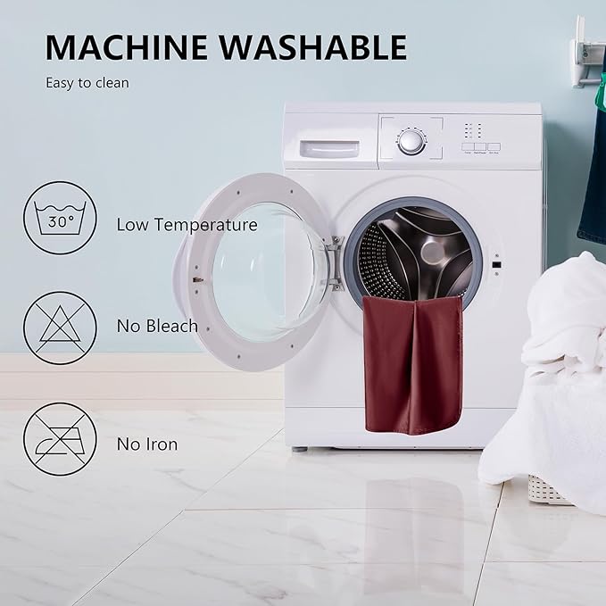 Waterproof Blanket for Bed Protection, Washable Dog Blankets for Couch, Soft Reversible Pet Throw Furniture Protector Cover for Sofa-82"x108",Burgundy Red+Cream