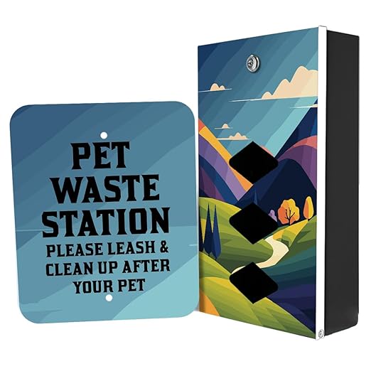 ZERO WASTE USA - Rust Proof Aluminum Dog Waste Station for Roll Bags - Free 400 Waste Bags & 25 can Liners - Over 500k Sold in USA (Countryside | Matte Black)