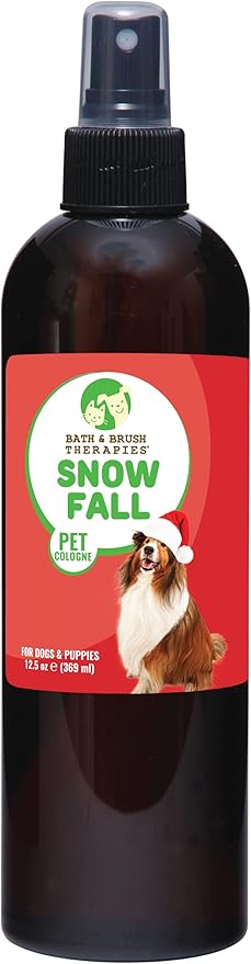 Showseason Animal Products Bath & Brush Therapies Snowfall Dog Cologne 12.5 oz | Dog Perfume Long Lasting | Deodorizing Spray