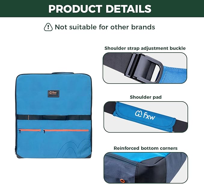 FXW Specialized Dog Playpen Storage Bag (Not Suitable for Other Brands), Designed for RV Trips, Fits 24" H 8 Panels and 9 Stakes│Patented