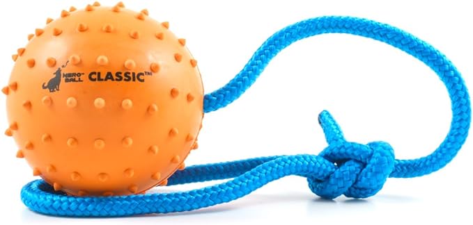 The Nero Ball Classic TM - K-9 Ball On a Rope Reward and Exercise Toy - Police K-9 - Schutzhund