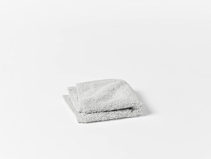 Coyuchi Cloud Loom Organic Towels, Wash Cloth - Fog (12" x 12")