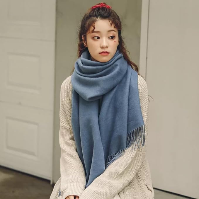 Jeelow Womens Pashmina Shawl Wrap Scarf - Elegant Dressy Evening Poncho Cape for Formal and Wedding Outfits