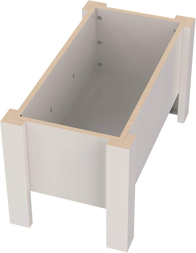 GrooveThis Woodshop - Personalized Elevated Dog Bowl Stand for Large, Medium, Small, X-Small Dogs - Stainless Steel Food and Water Bowls - Raised Dog Dish with Internal Storage (Large, Flag Design)